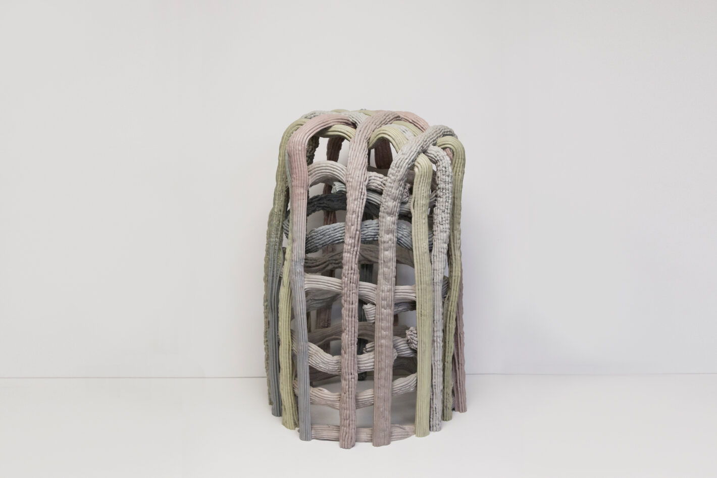 James Shaw Plastique Baroque Stool