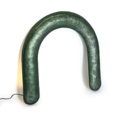 Sigve Knutson Green Hammered Anodised Aluminium Lamp