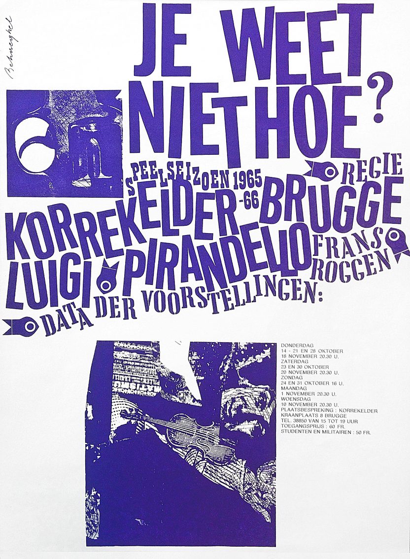 Jeanine Behaeghel poster 1965