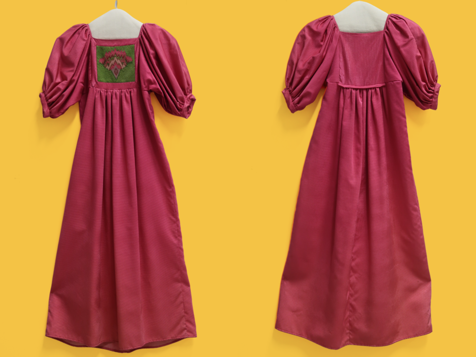 Pink dress by Yvette Lauwaert