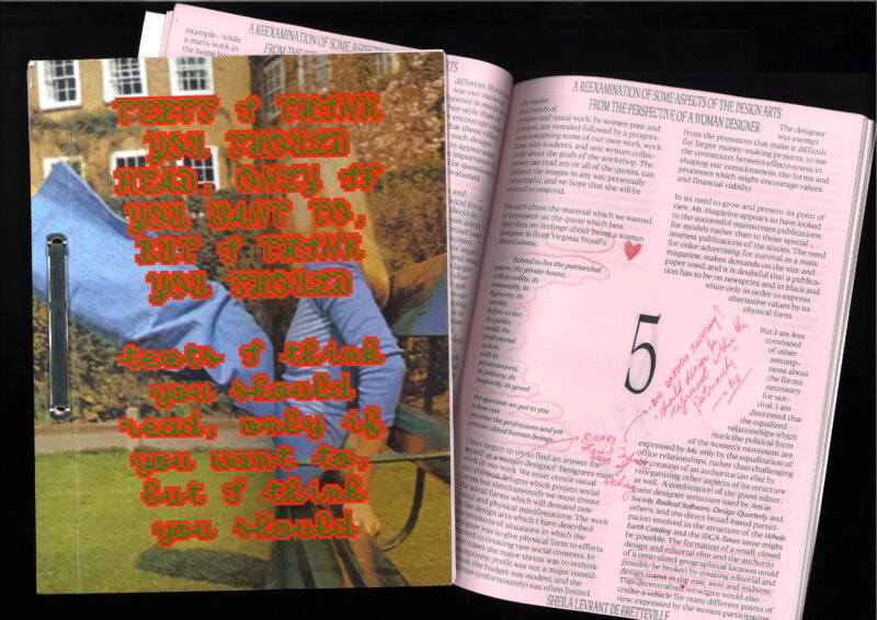 Saar Tratsaert, Collective Thinking - collaboratief zine, 2023