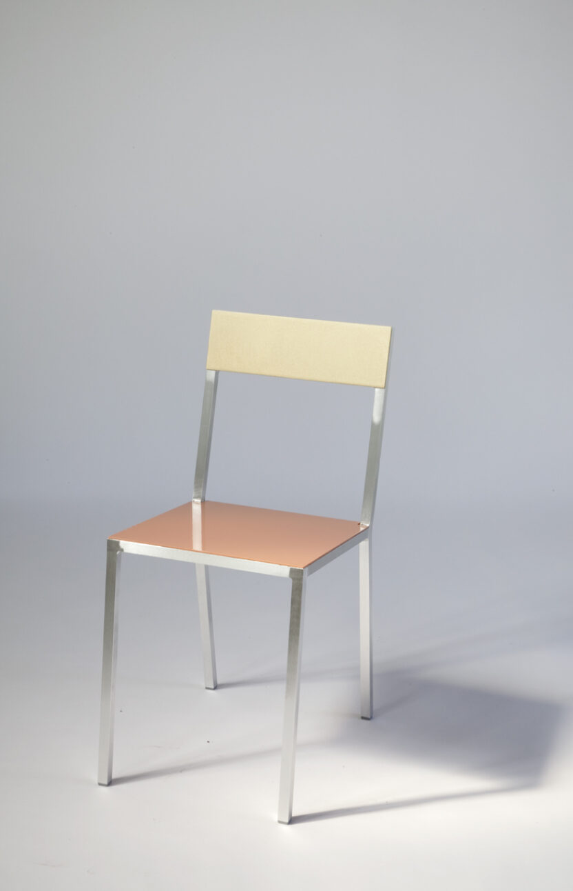 40 P Muller Van Severen Chair2 messing roze f2