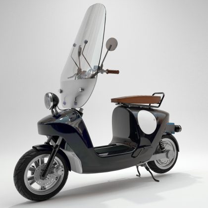 Be.e Frameless Biocomposite Electric Scooter Design By Waarmakers